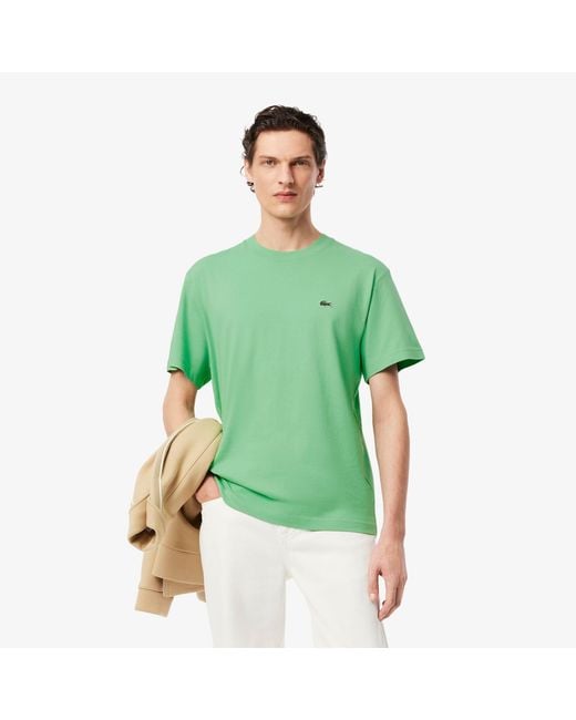Lacoste Green Cotton-T-Shirt for men