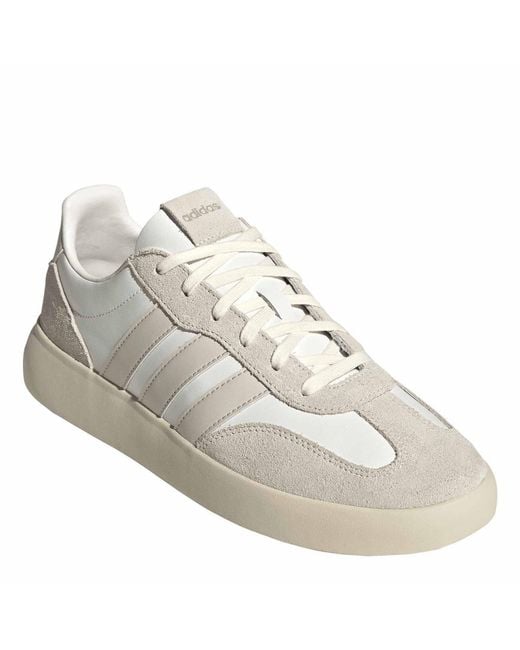 Adidas White Barreda Decode Lux Low-Top Trainers for men