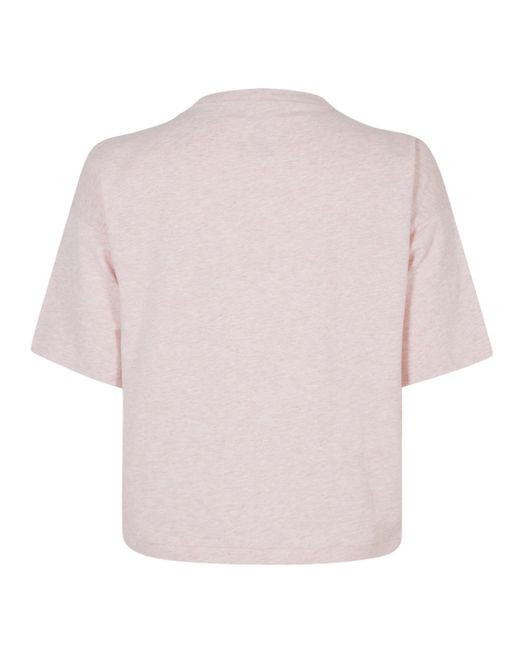 Reebok Pink Piping Closed Hem Fleece Joggers