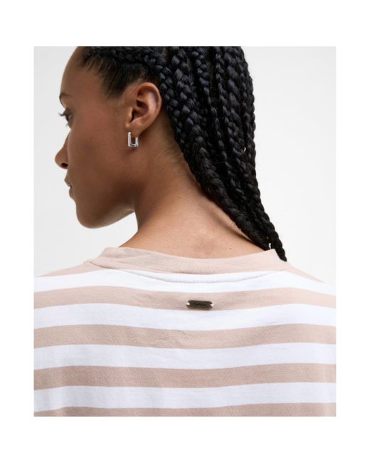 Barbour White Bede Long Sleeve T-Shirt