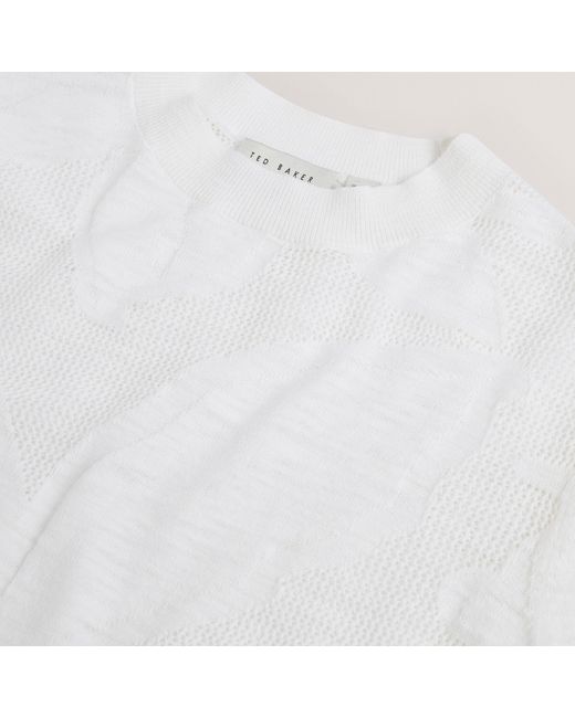 Ted Baker White Knitted Tee