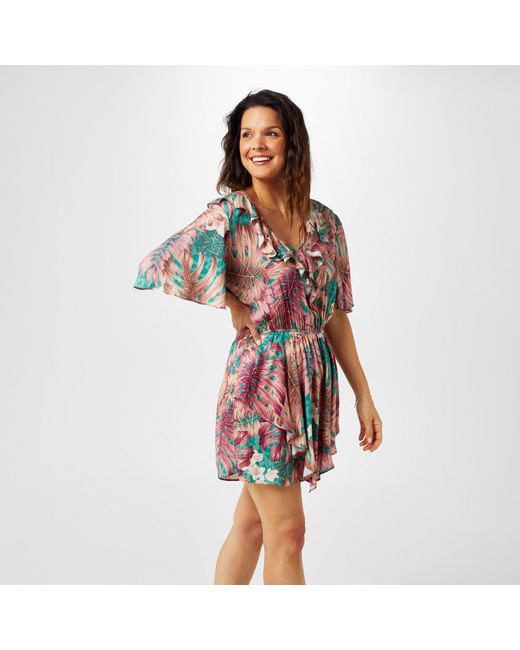 Biba Red Summer Playsuit