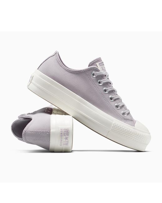 Converse Gray Chuck Taylor All Star Lif High-Top Trainers