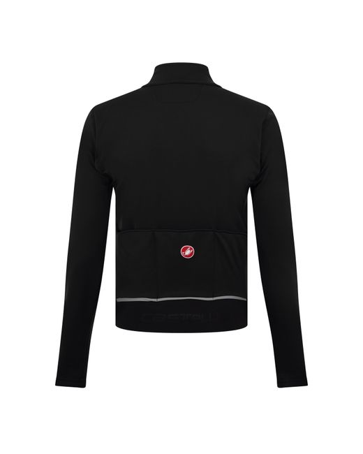 Castelli Black Weather-Resistant Performance Cycling Jacket for men