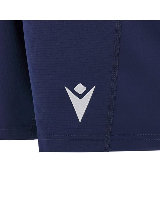 MACRON Blue Scotland Rugby Training Shorts 2025 Adults for men