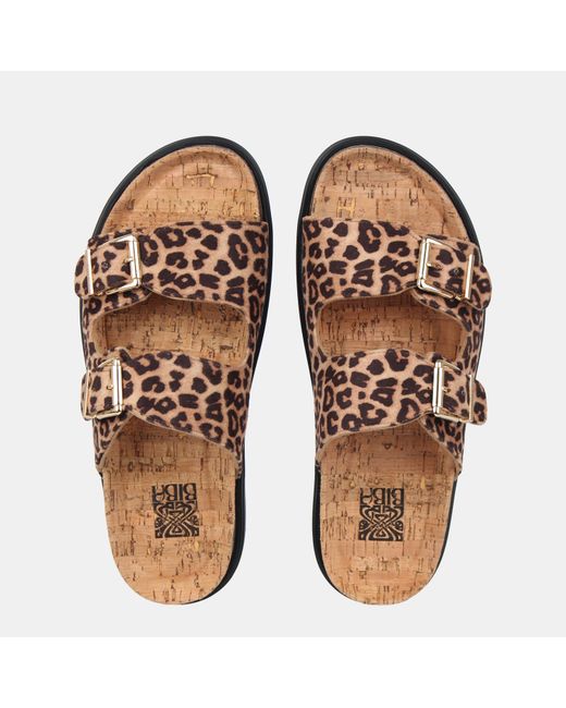 Biba Brown Two Strap Sandals