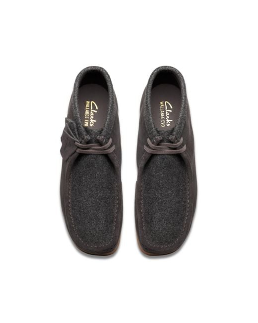 Clarks Brown Wallabeeevo Bt for men