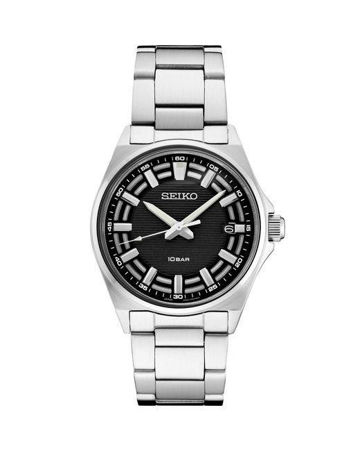 Seiko Metallic Classic Date Analogue Quartz Watch for men