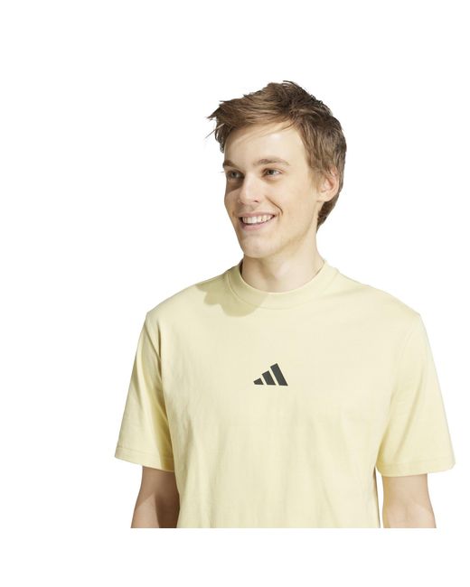 Adidas Yellow City Escape T-Shirt for men