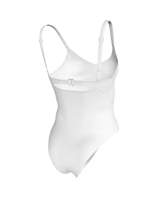 Nike White One Piece Swimsuit