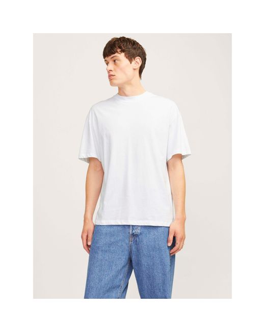 Jack & Jones Black Bradley Short-Sleeve Oversized Fit 2 Pack T-Shirts for men