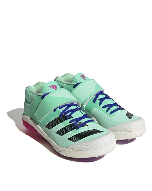 Adidas Green Adizero Javelin Shoes for men