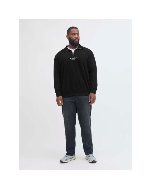 Jack & Jones Black Jack + Soho Sweat Qr Sn63 for men