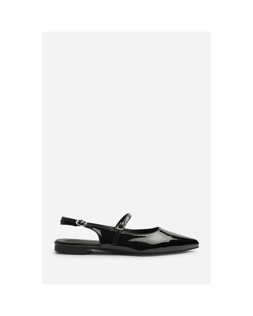 Where's That From Multicolor Where's Pointed Toe Mary Jane Open Back Ballet Flats
