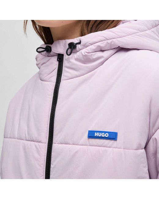 HUGO Purple Freya B Formal Coat