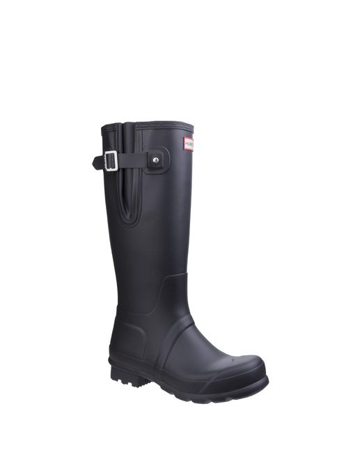 Hunter Blue Original Side Adjustable Wellington Boots for men