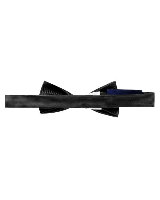Haines and Bonner Black Silk Bow Tie for men