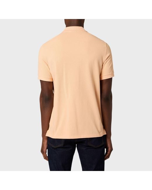 Paul Smith Natural Regular Fit Zebra Polo Shirt for men