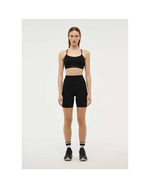 P.E Nation Black Signature Moisture Wicking Medium Impact Sports Bra