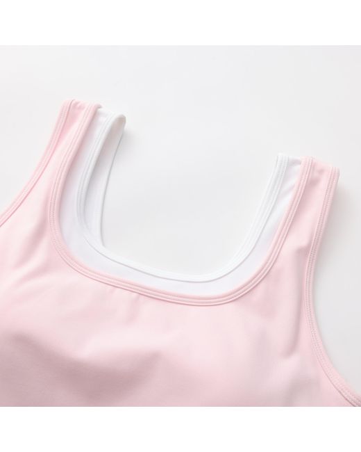 Usa Pro Pink Mock Layer Bra