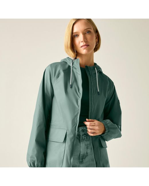 Regatta Green Brindel Pack-It Waterproof Isolite Jacket