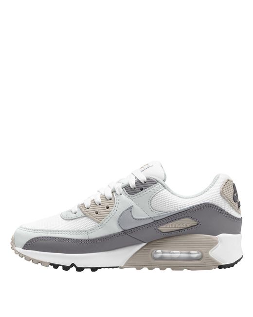 Nike Gray Air Max 90 Trainers