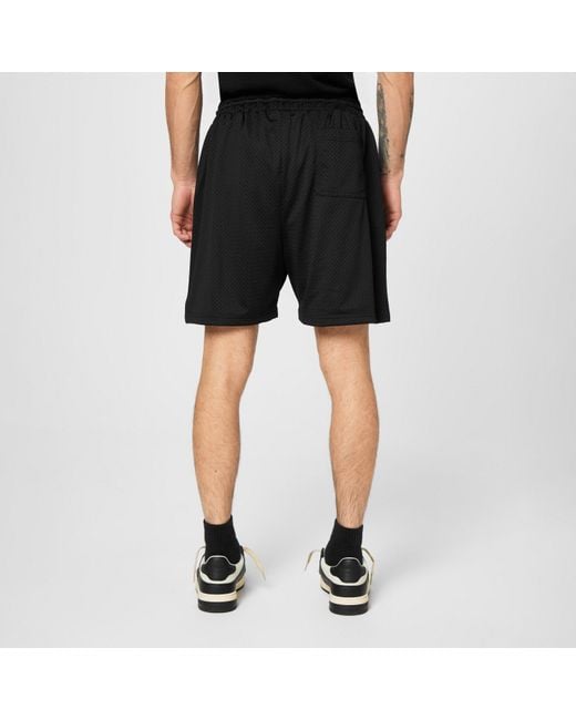 Represent Black Owners Club Mesh Breathable Woven Tracksuit Shorts for men
