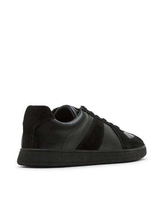 Steve Madden Black Waltor Court Low-Top Trainers for men