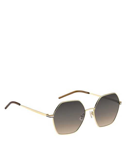 Boss Metallic Geo Round Sunglasses