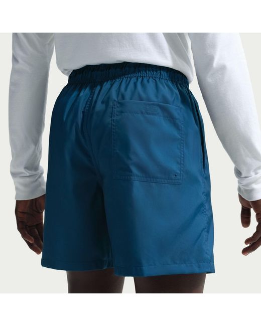 Nike Blue Club Flow Woven Tracksuit Shorts for men