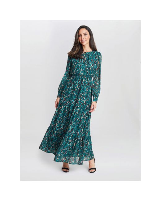Gina Bacconi Green Jojo Modesty Dress