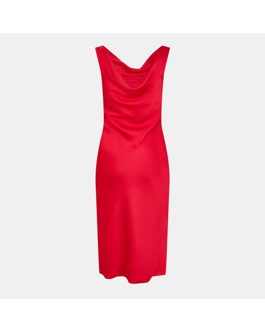 Norma Kamali Red A Line Dress