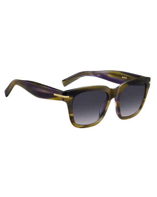 Boss Black Round Sunglasses
