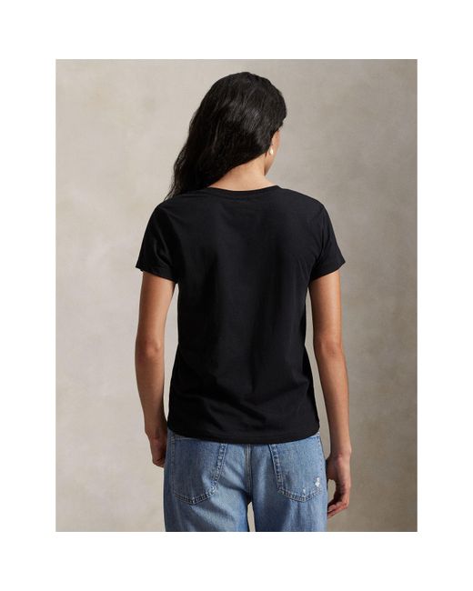 Polo Ralph Lauren Black V-Neck T-Shirt