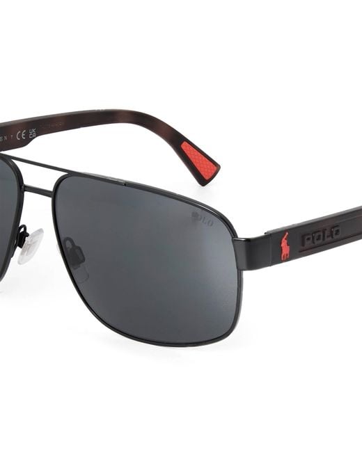 Polo Ralph Lauren Blue 0Ph3165 Oval Sunglasses for men
