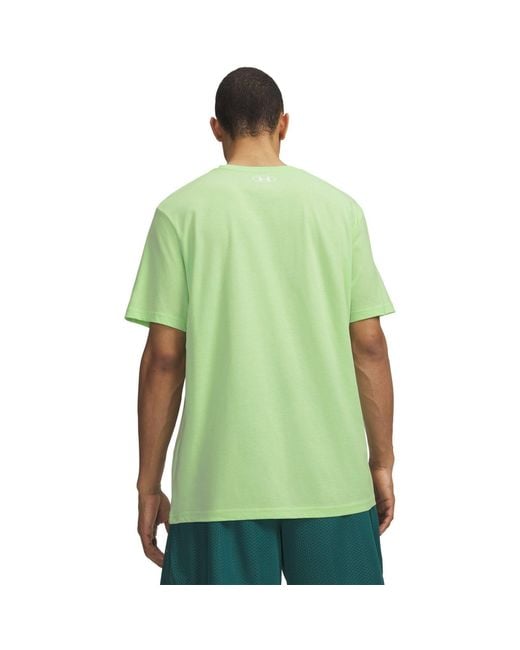Under Armour Green Under Tech 2 T Shirt for men