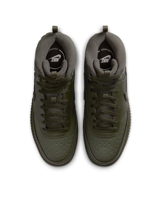 Nike Brown Court Vision Mid Next Nature for men