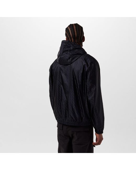 ARMANI EXCHANGE Blue Water-Resistant Rain Anorak for men