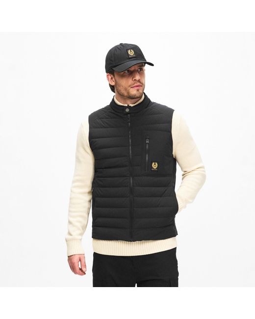 Belstaff Black Chassis Gil Gilet for men