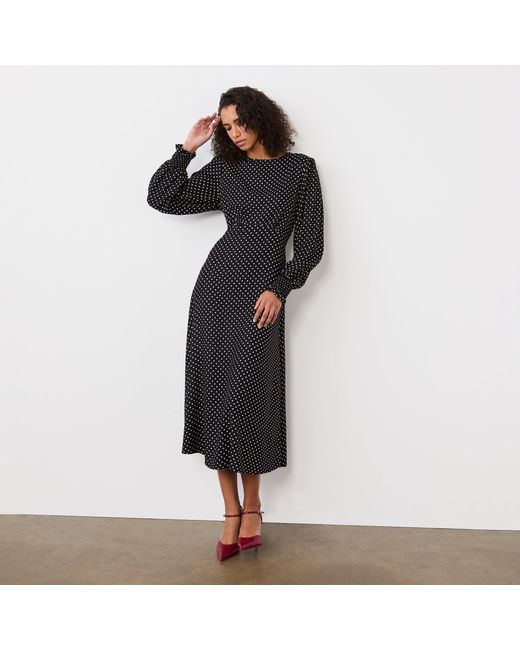 Finery London Black Kimmy Smock Dress
