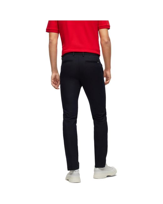 Boss Blue Hbb Kato Sustainable Organic Cotton Trousers for men