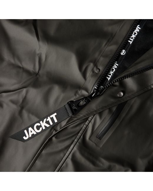 Jacket Gray Elements Rain Anorak for men