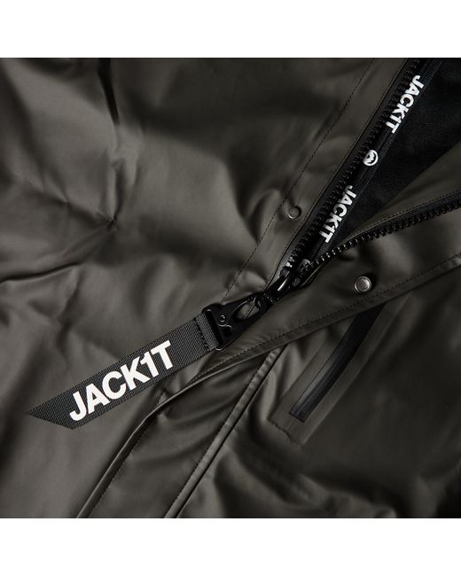 Jacket Gray Elements Rain Anorak for men