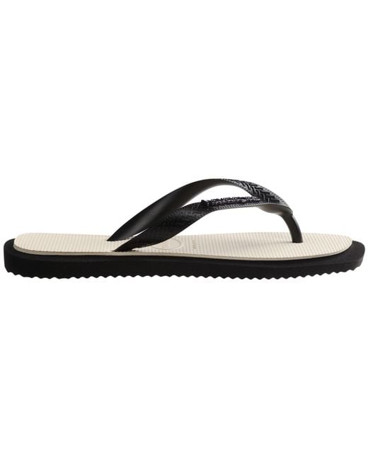Havaianas Black Top Square Fusion Flip Flops
