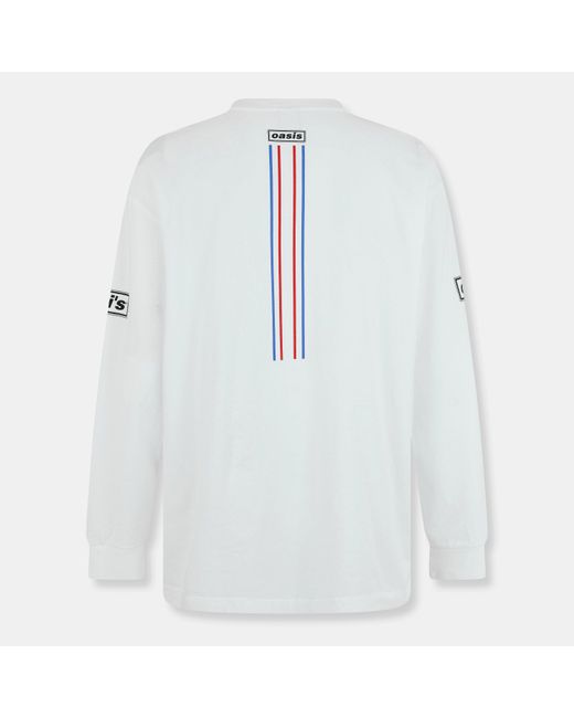 Levi's White X Oasis Long Sleeve Tee for men