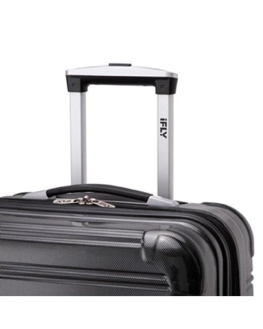 i-Fly Black Ifly Luggage Set Hardside Spinner