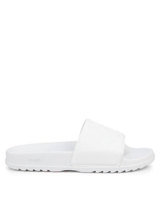 HUGO White Match It Sliders Size 3