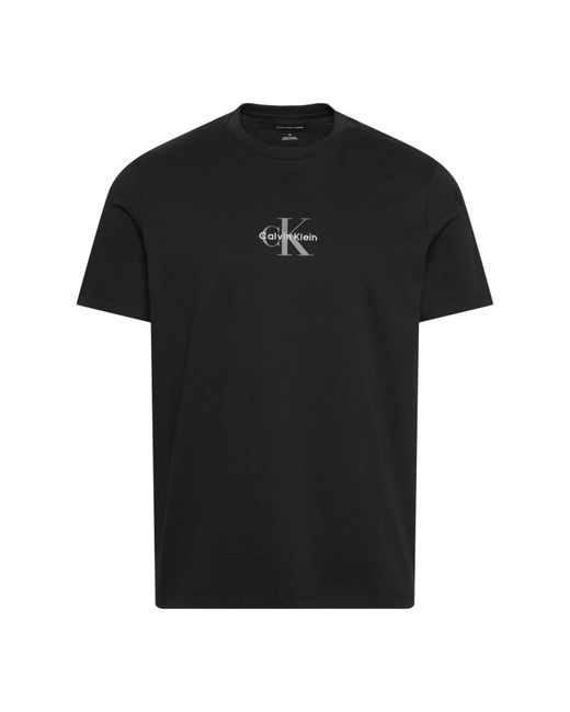 Calvin Klein Black Mlogo Graphic T-Shirt for men