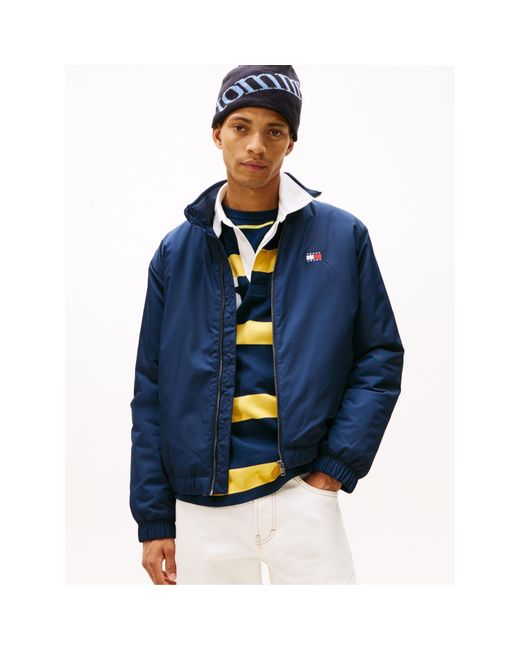 Tommy Hilfiger Blue Padded Harrington Jacket for men