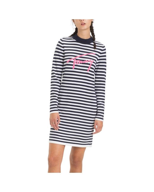 Tommy Hilfiger Blue Jeans Stripe Dress